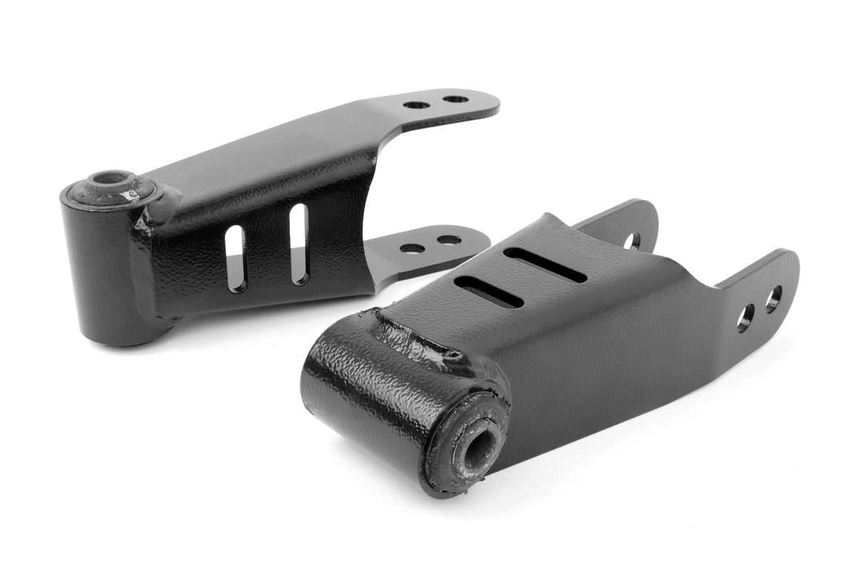 Ford F-150 Lowering Shackles - Rear - Rough Country - 1-2 Inch - '04-'13